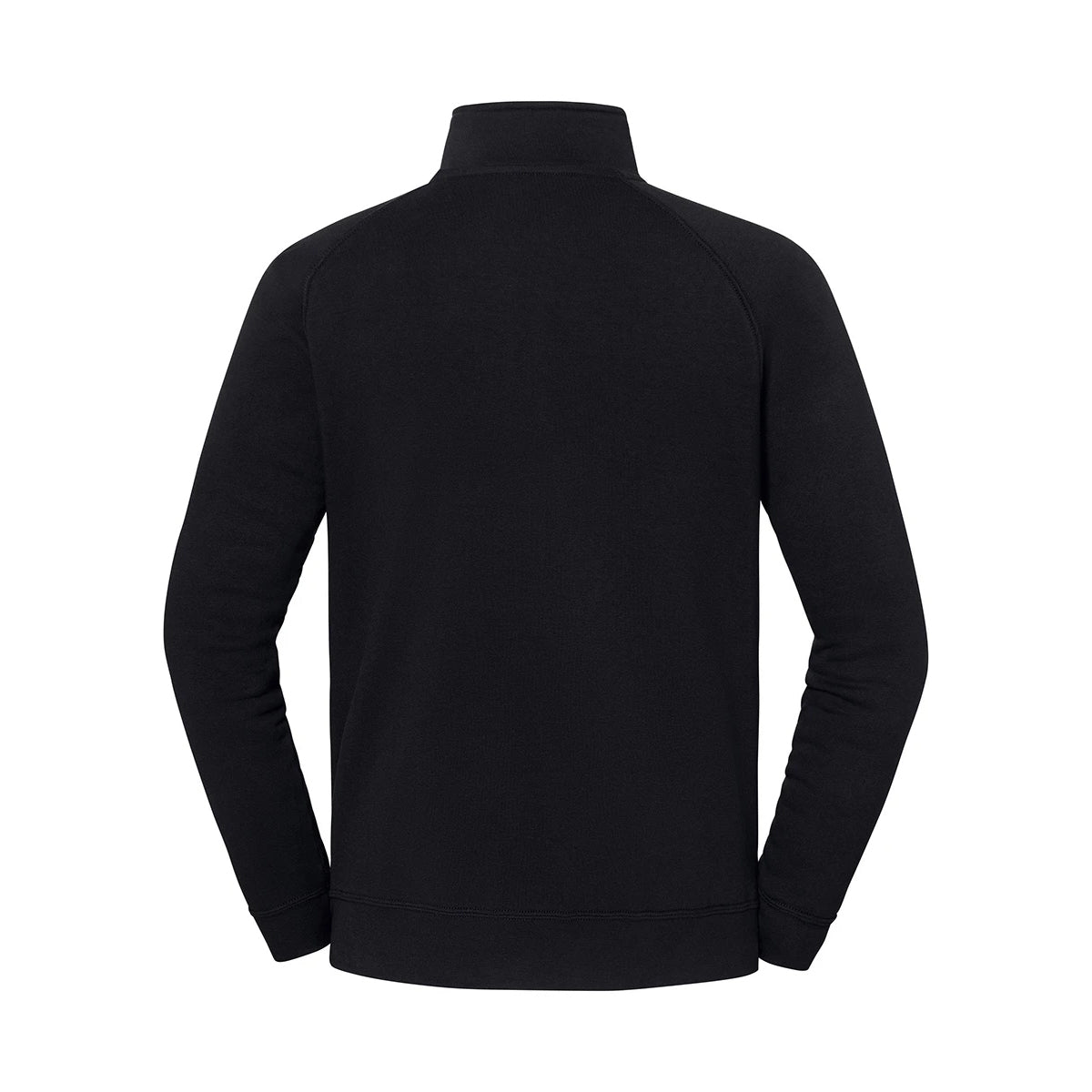 Black - Back - Fruit of the Loom Unisex Adult Sweat Jacket