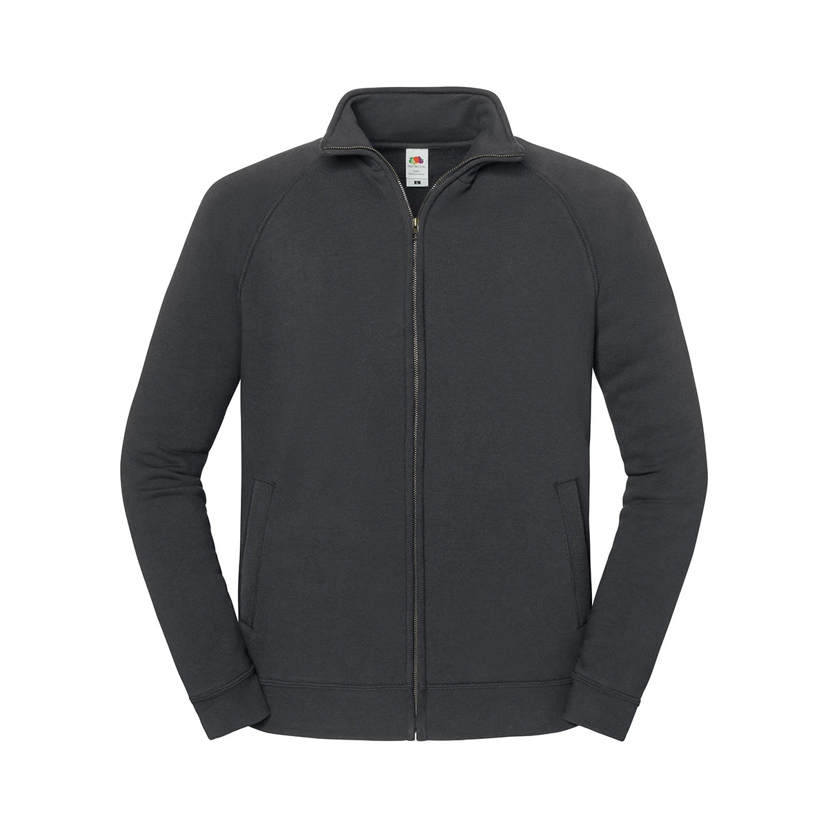 Light Graphite - Front - Fruit of the Loom Unisex Adult Sweat Jacket