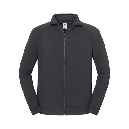 Light Graphite - Front - Fruit of the Loom Unisex Adult Sweat Jacket