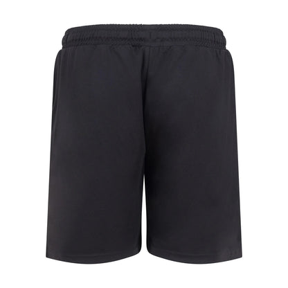 Black - Back - Finden & Hales Childrens-Kids Team No Pocket Shorts