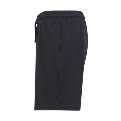 Black - Side - Finden & Hales Childrens-Kids Team No Pocket Shorts