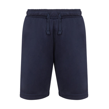 Navy - Front - Finden & Hales Childrens-Kids Team No Pocket Shorts
