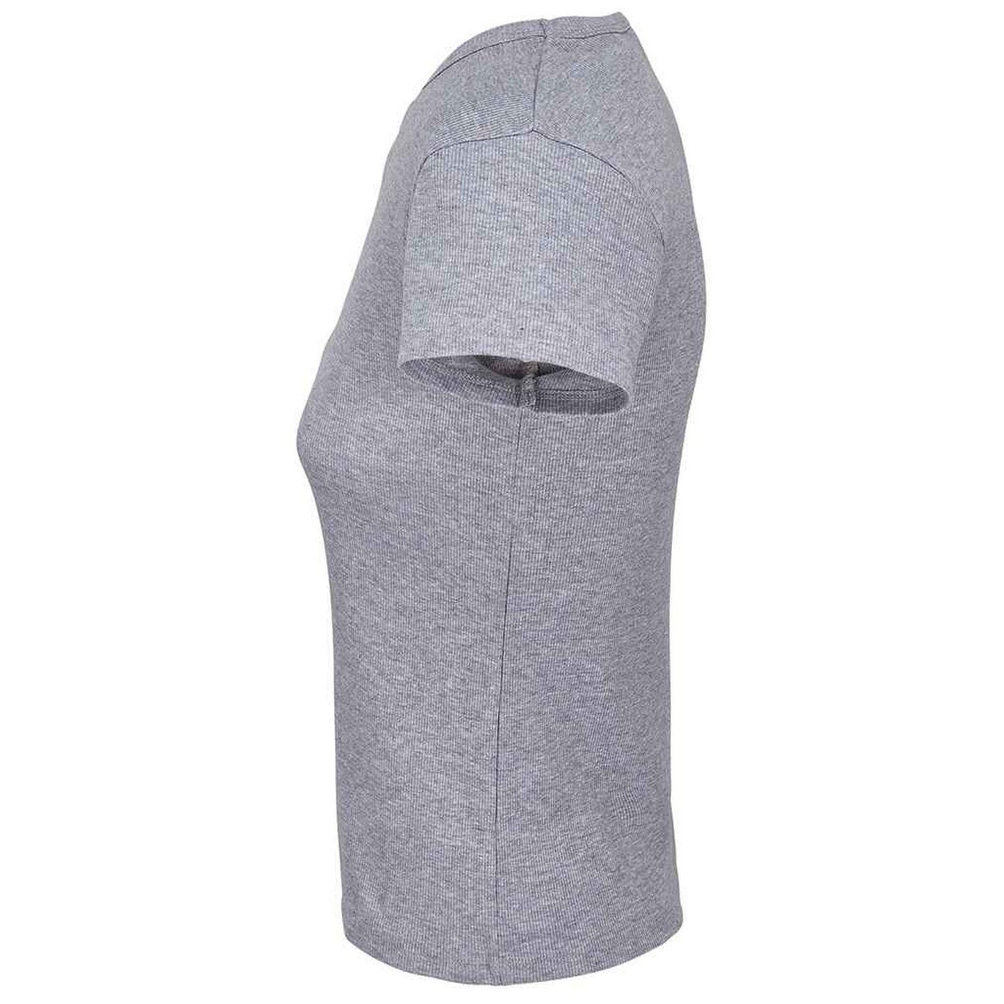 Light Grey Marl - Side - SOLS Womens-Ladies Sara T-Shirt