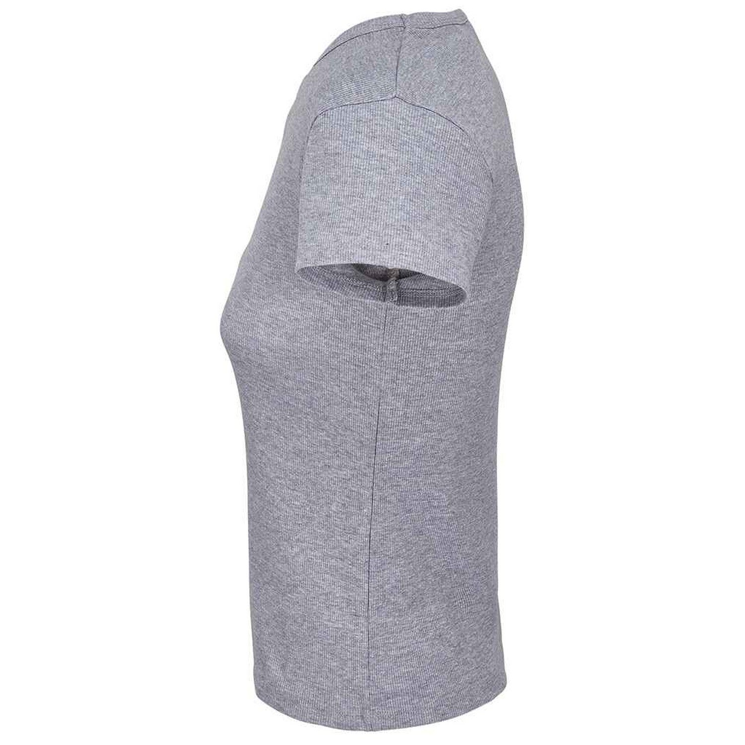 Light Grey Marl - Side - SOLS Womens-Ladies Sara T-Shirt