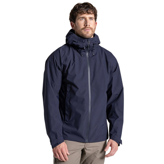 Navy - Front - Craghoppers Expert Mens Basecamp Shell Jacket
