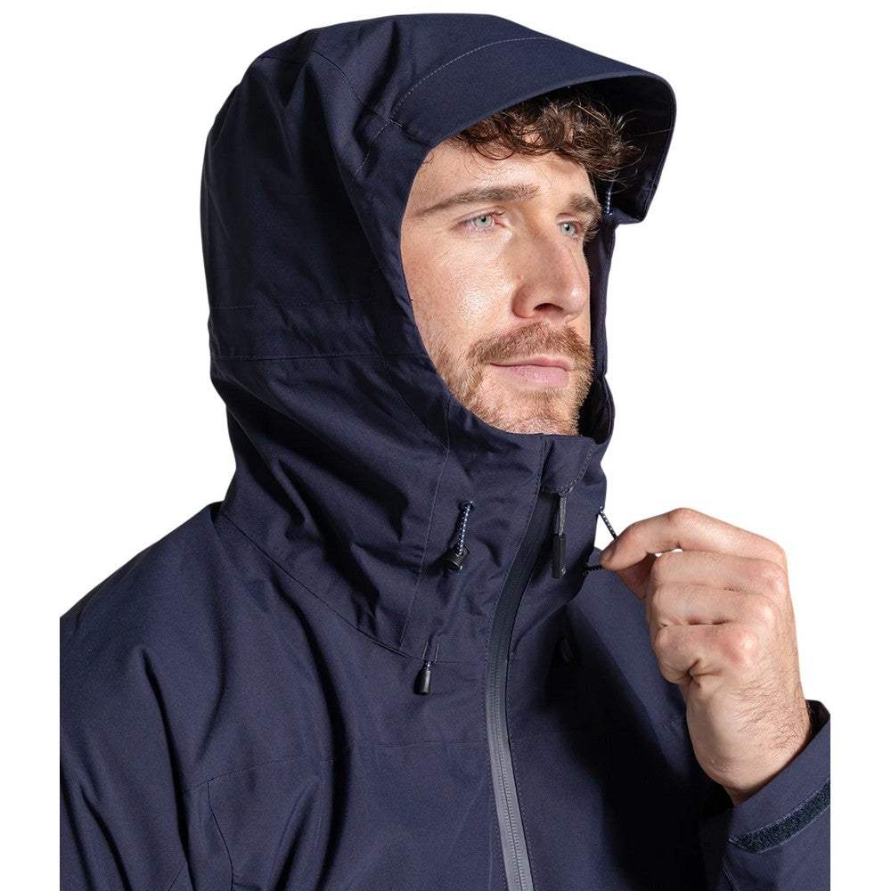 Navy - Side - Craghoppers Expert Mens Basecamp Shell Jacket