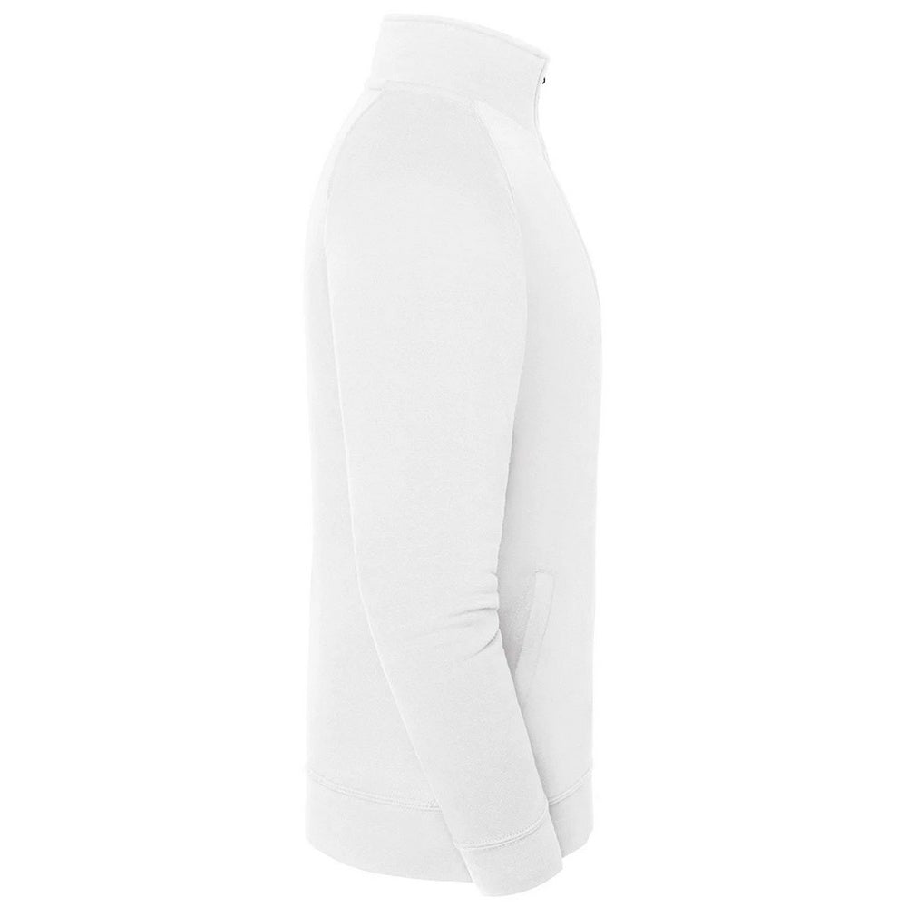 White - Side - Fruit of the Loom Unisex Adult Iconic Premium Sweat Jacket
