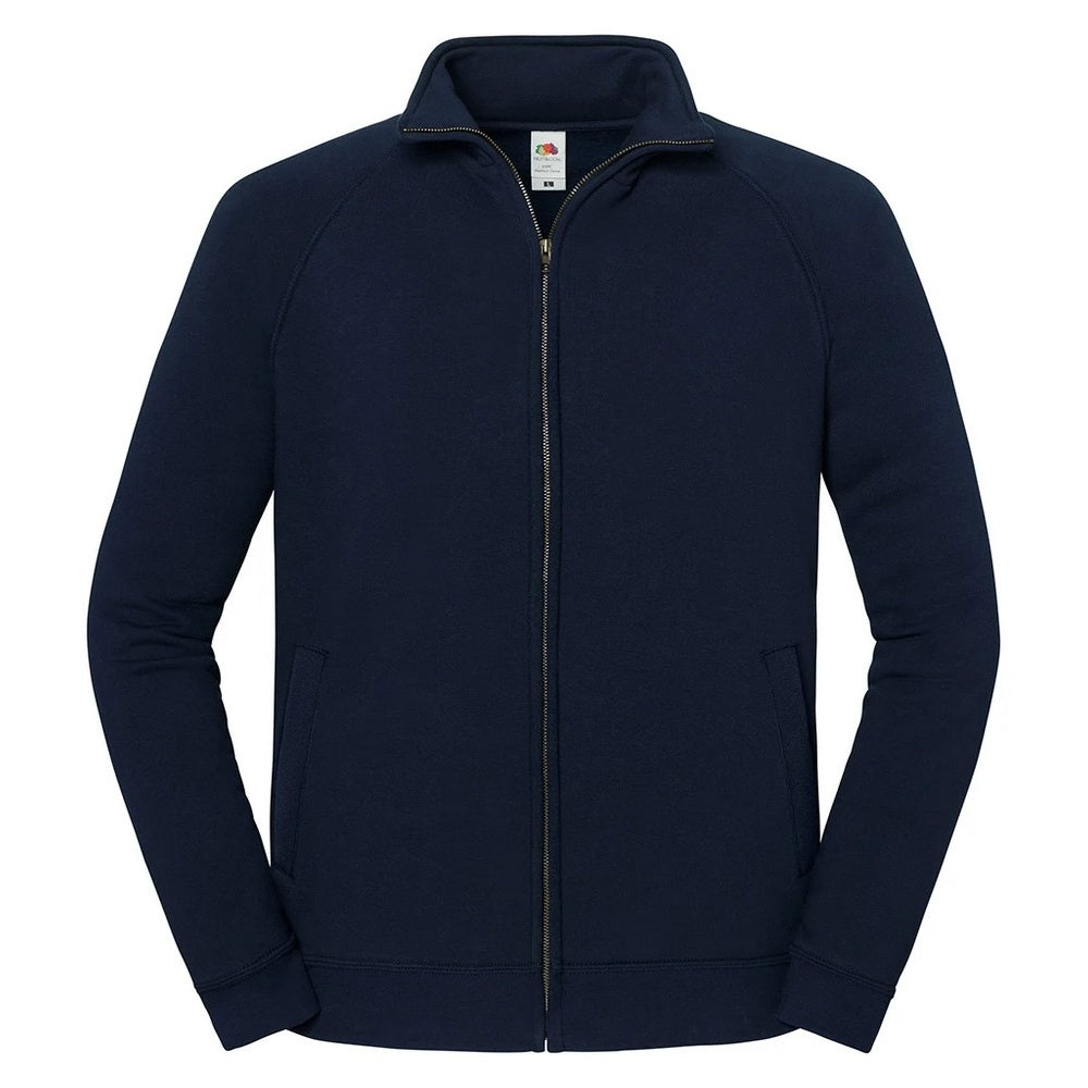 Deep Navy - Front - Fruit of the Loom Unisex Adult Iconic Premium Sweat Jacket
