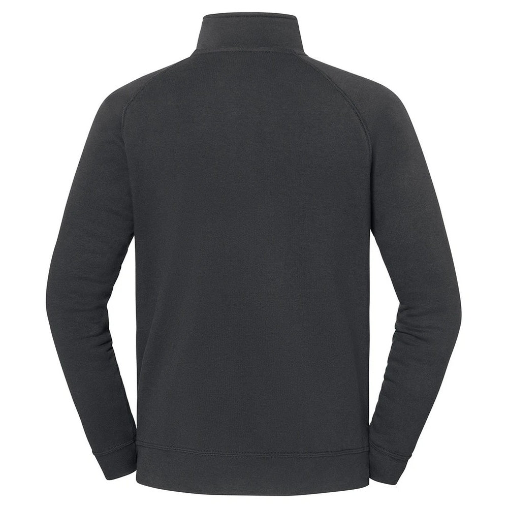 Light Graphite - Back - Fruit of the Loom Unisex Adult Iconic Premium Sweat Jacket