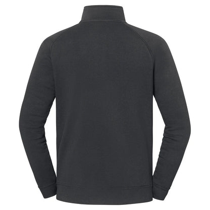 Light Graphite - Back - Fruit of the Loom Unisex Adult Iconic Premium Sweat Jacket