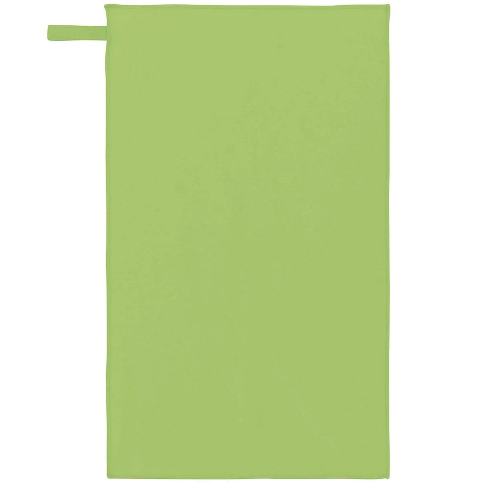 Lime Green - Front - Proact Microfibre Sports Towel
