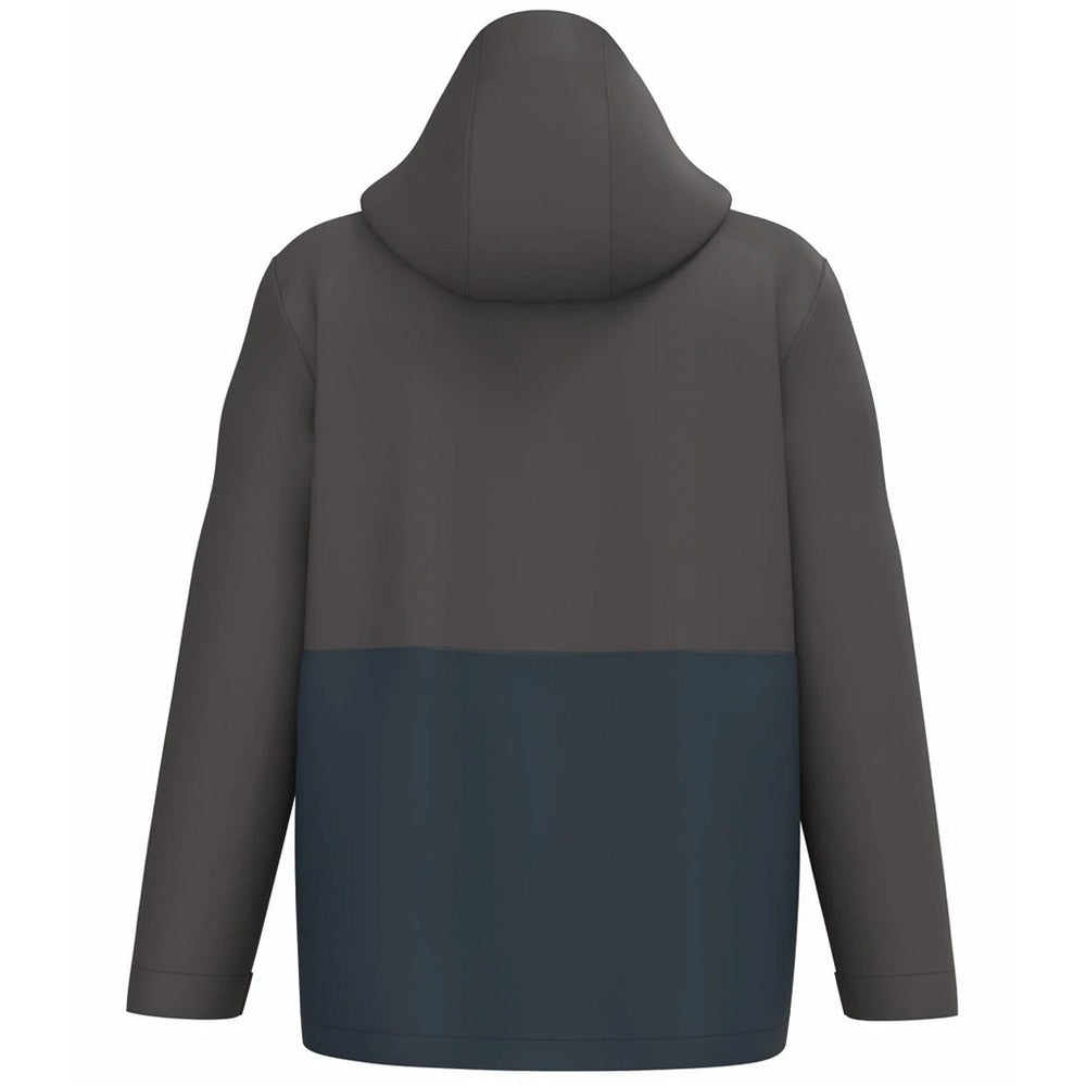 Navy-Dark Grey - Back - Kariban Unisex Adult 3 in 1 Two Tone Parka