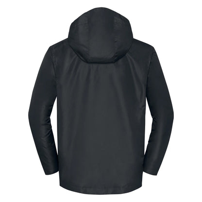 Black - Back - Russell Mens Essential All Weather Shell Jacket