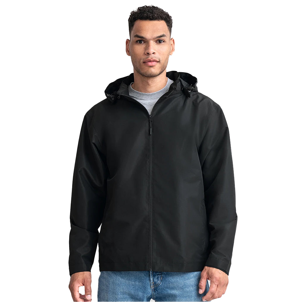 Black - Side - Russell Mens Essential All Weather Shell Jacket
