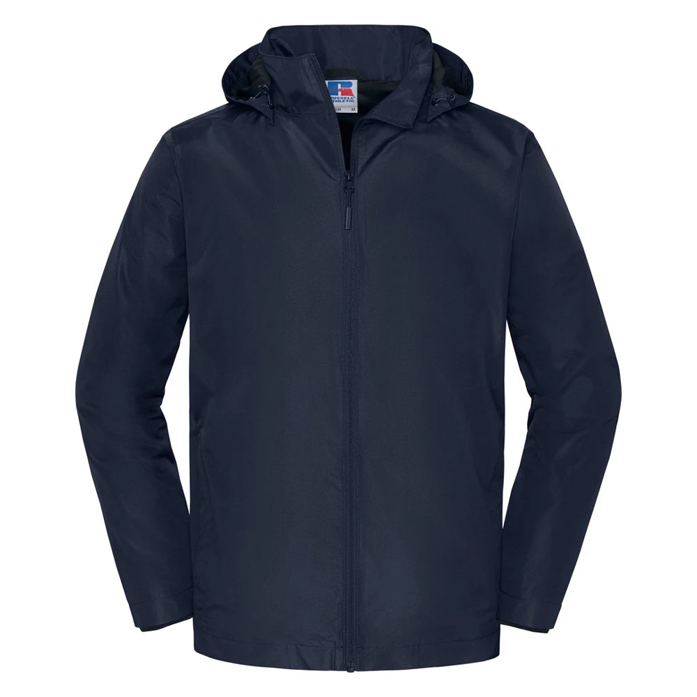 French Navy - Front - Russell Mens Essential All Weather Shell Jacket