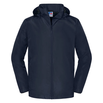 French Navy - Front - Russell Mens Essential All Weather Shell Jacket