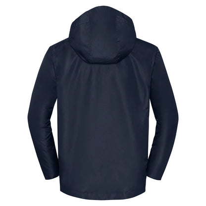 French Navy - Back - Russell Mens Essential All Weather Shell Jacket