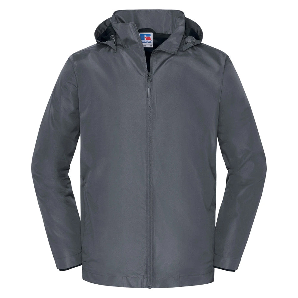 Iron - Front - Russell Mens Essential All Weather Shell Jacket