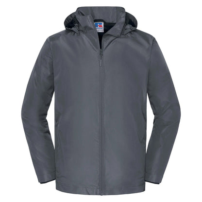 Iron - Front - Russell Mens Essential All Weather Shell Jacket