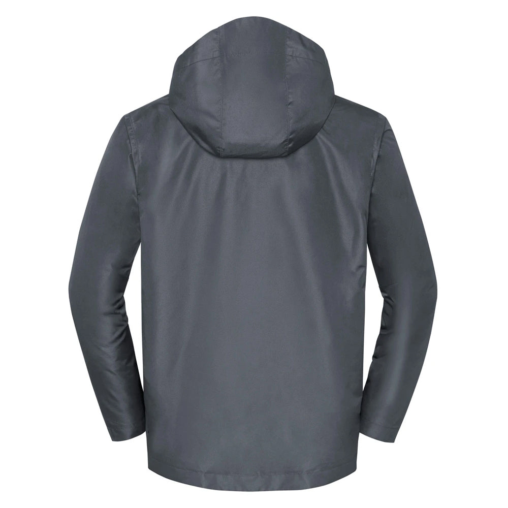 Iron - Back - Russell Mens Essential All Weather Shell Jacket