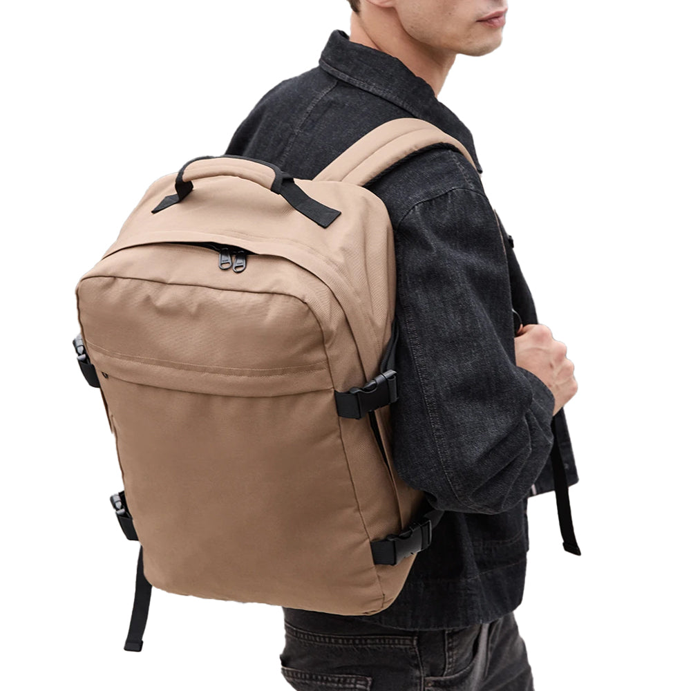 Cashew Brown - Lifestyle - Kimood Plain Travel Backpack