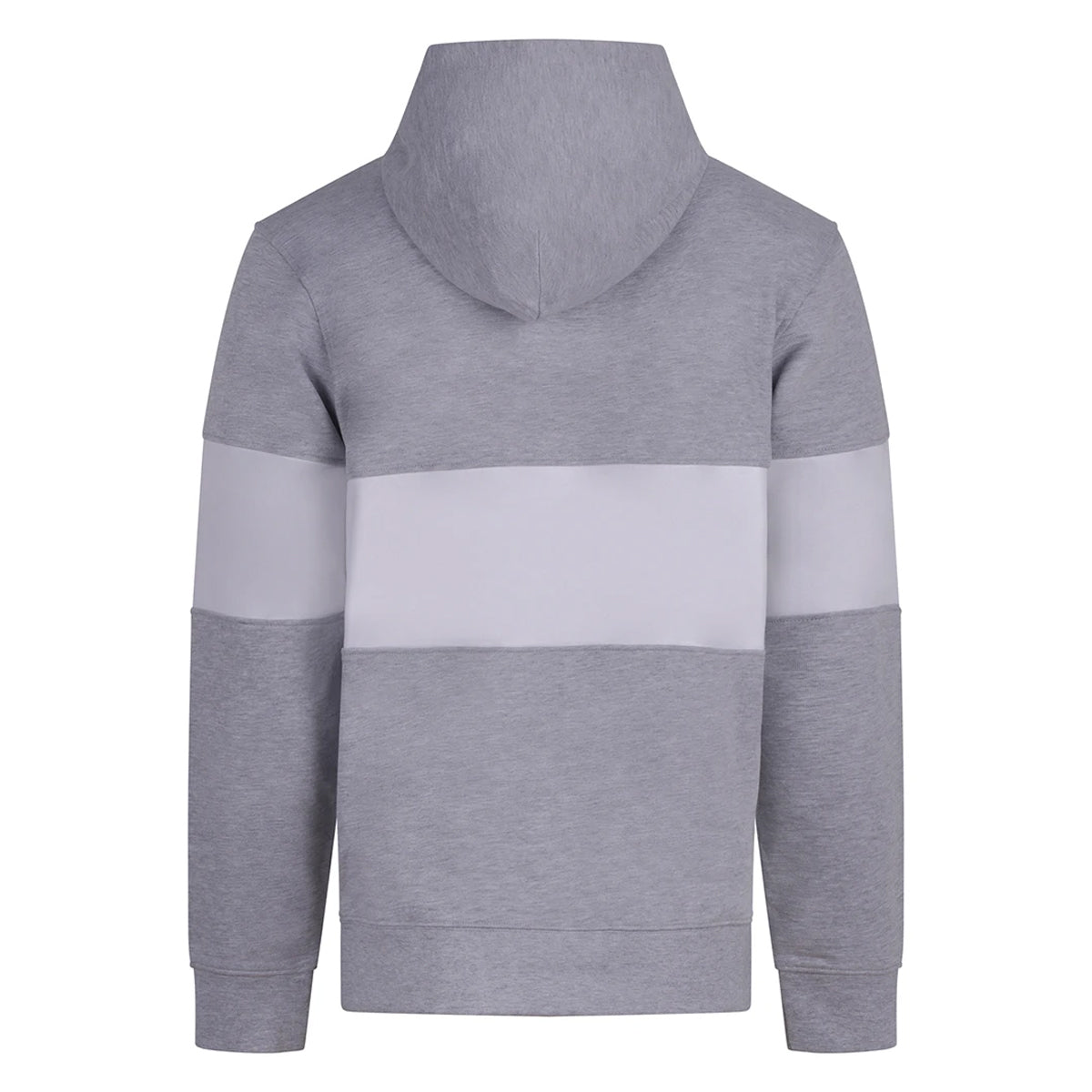 Bottle Green-White - Lifestyle - Front Row Unisex Adult Panelled Heavyweight Hoodie