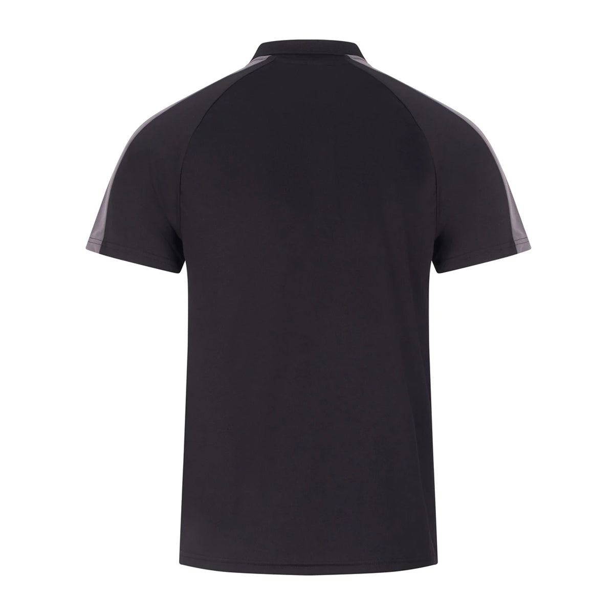 Black-Gunmetal - Back - Finden & Hales Childrens-Kids Team Polo Shirt