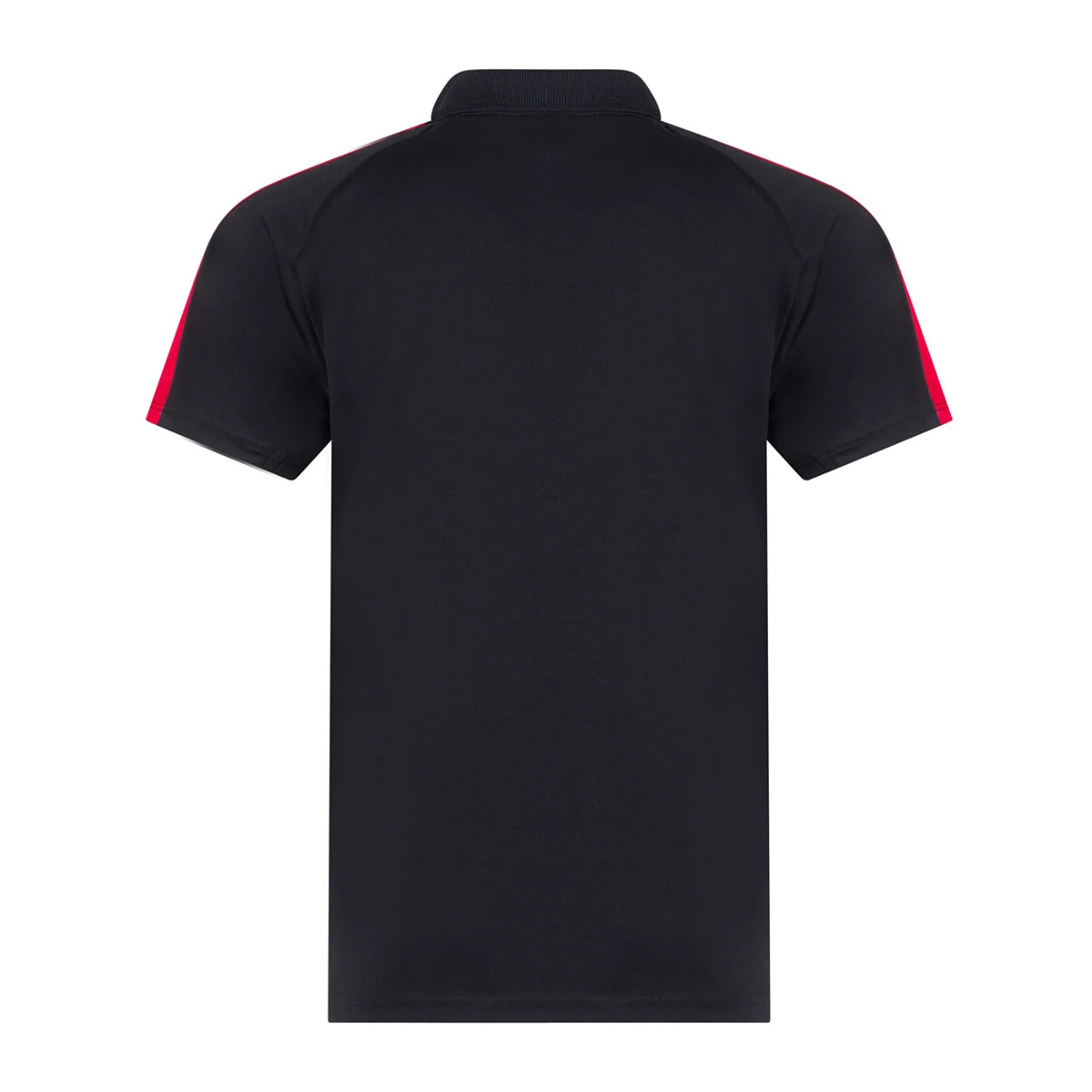 Black-Red - Back - Finden & Hales Childrens-Kids Team Polo Shirt
