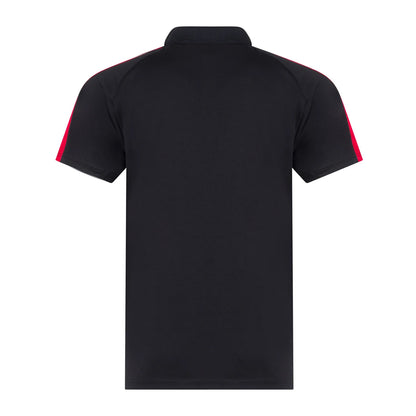 Black-Red - Back - Finden & Hales Childrens-Kids Team Polo Shirt