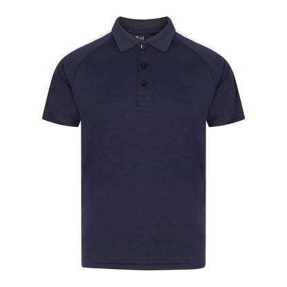 Navy-White - Front - Finden & Hales Childrens-Kids Team Polo Shirt