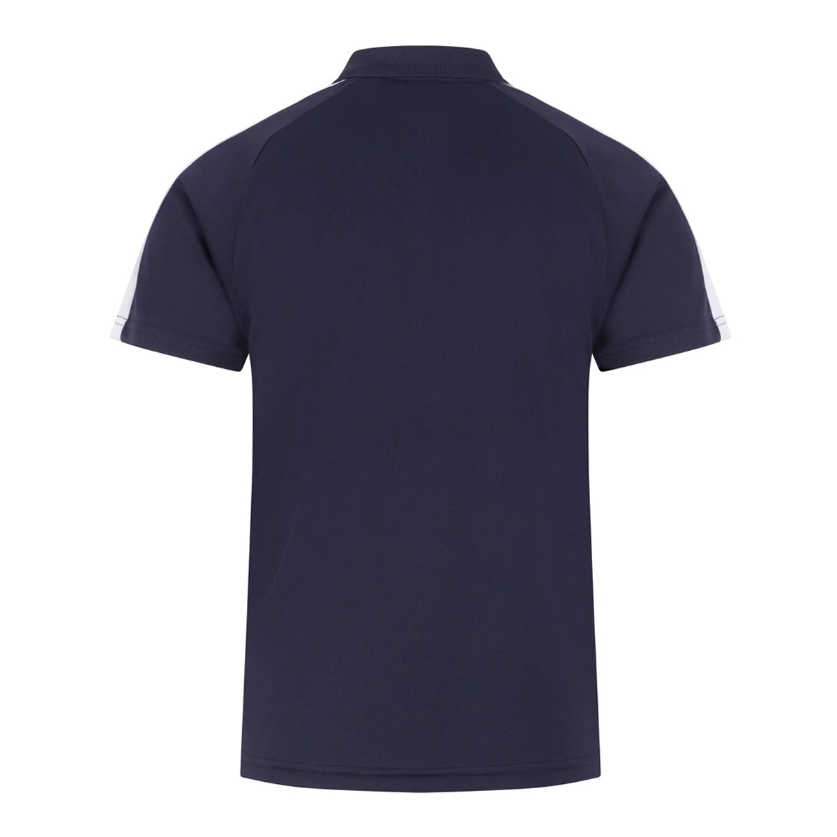 Navy-White - Back - Finden & Hales Childrens-Kids Team Polo Shirt