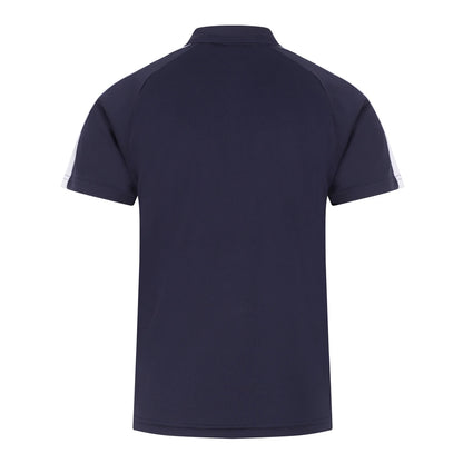 Navy-White - Back - Finden & Hales Childrens-Kids Team Polo Shirt
