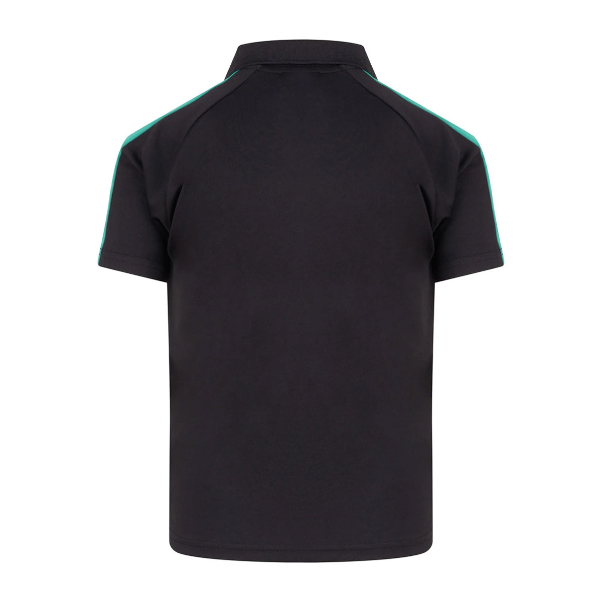 Black-Emerald - Back - Finden & Hales Childrens-Kids Team Polo Shirt