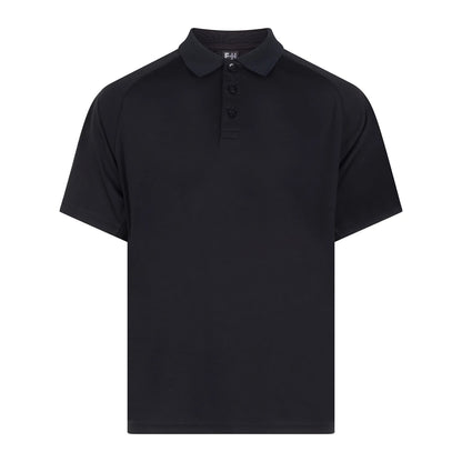 Black - Front - Finden & Hales Childrens-Kids Team Polo Shirt