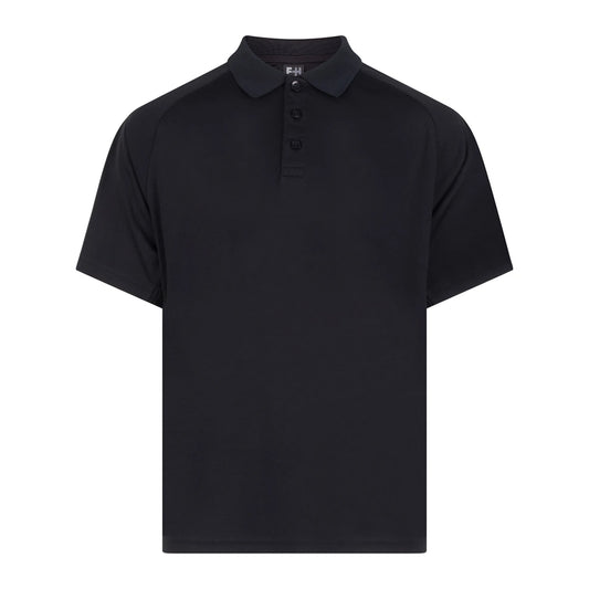 Black - Front - Finden & Hales Childrens-Kids Team Polo Shirt