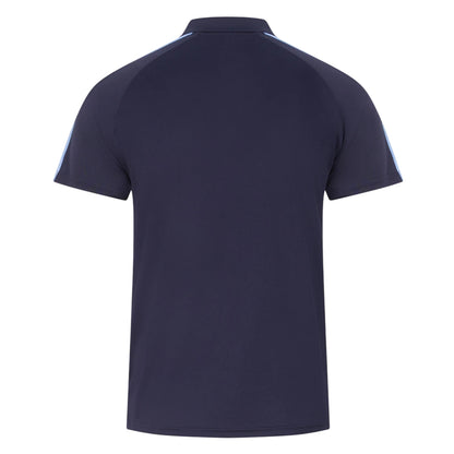 Navy-Sky Blue - Back - Finden & Hales Unisex Adult Team Polo Shirt