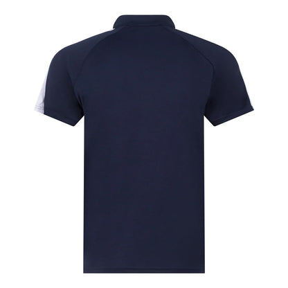 Navy-White - Back - Finden & Hales Unisex Adult Team Polo Shirt