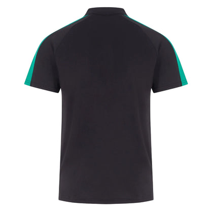 Black-Emerald - Back - Finden & Hales Unisex Adult Team Polo Shirt