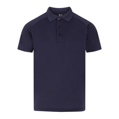 Navy - Front - Finden & Hales Childrens-Kids Team Polo Shirt
