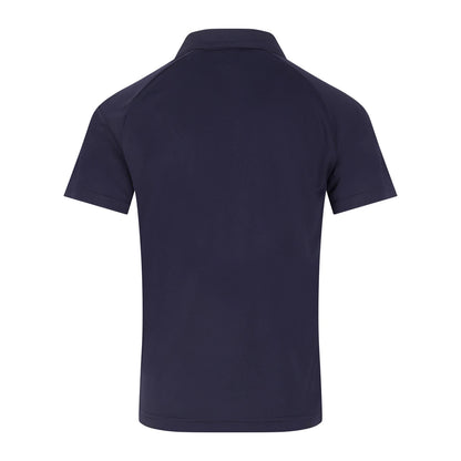 Navy - Back - Finden & Hales Childrens-Kids Team Polo Shirt