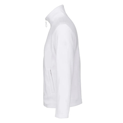 White - Side - SOLS Unisex Adult Nitro Microfleece Jacket