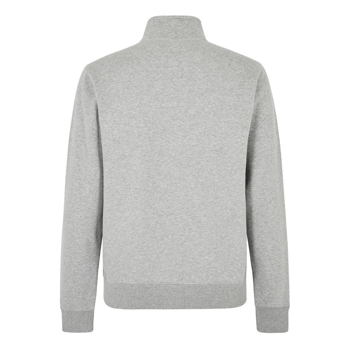 Heather Grey - Back - Kustom Kit Mens Plain Sweat Jacket