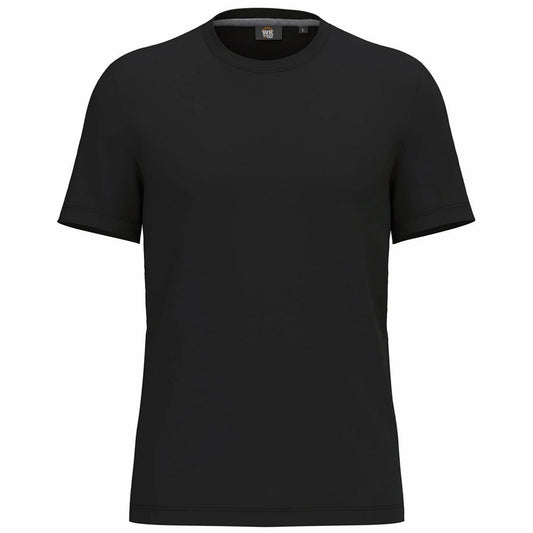 Black - Front - WK. Designed To Work Unisex Adult Anti-Bacterial Short-Sleeved T-Shirt