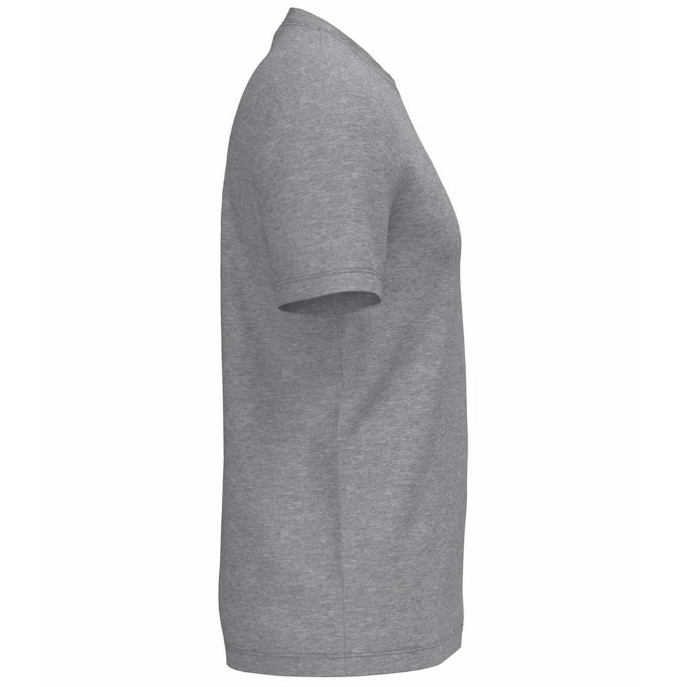 Oxford Grey - Side - WK. Designed To Work Unisex Adult Anti-Bacterial Short-Sleeved T-Shirt