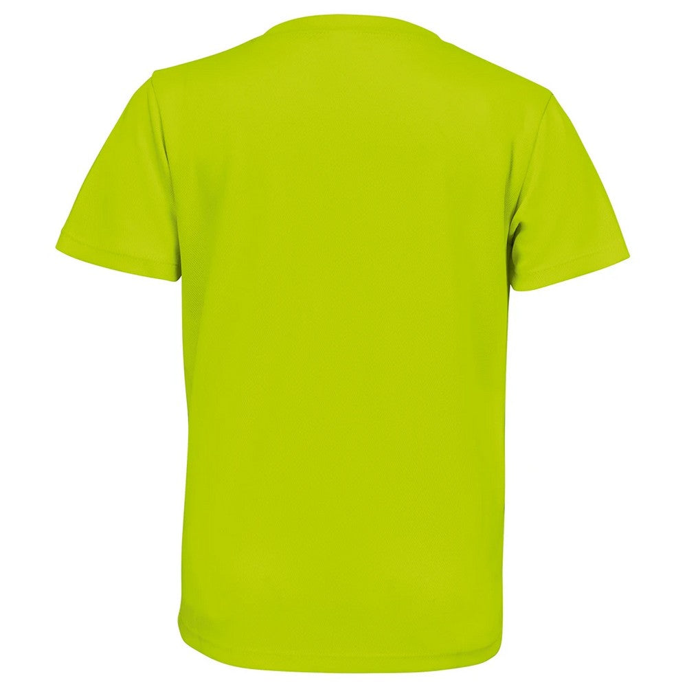 Neon Yellow - Back - SOLS Childrens-Kids Sprint T-Shirt