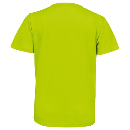 Neon Yellow - Back - SOLS Childrens-Kids Sprint T-Shirt