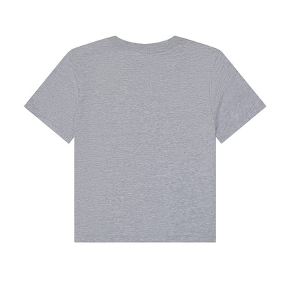 Athletic Heather - Back - Bella + Canvas Womens-Ladies Boxy T-Shirt