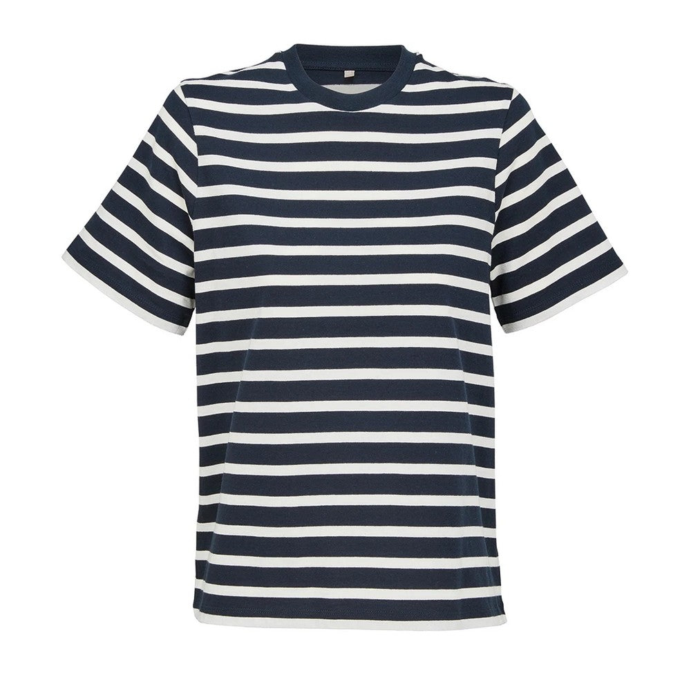 Navy-Off White - Front - SOLS Womens-Ladies Legend T-Shirt