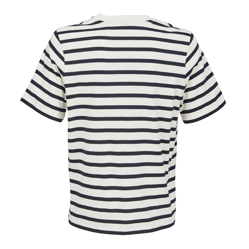 Off White-Navy - Back - SOLS Womens-Ladies Legend T-Shirt
