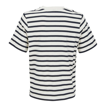 Off White-Navy - Back - SOLS Womens-Ladies Legend T-Shirt